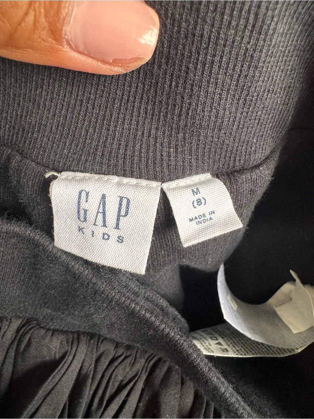 GAP Black Bubble Mini Skirt